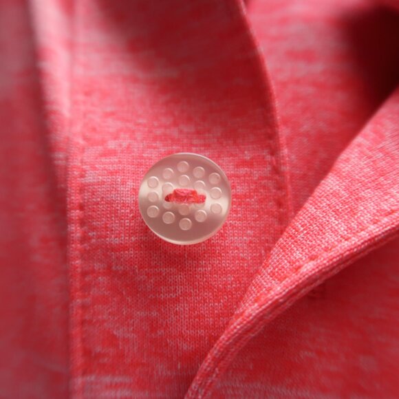 Puma Golf DryCell Pink Heather Striped Polo (L) OMG! ⛳️ - Picture 4 of 10